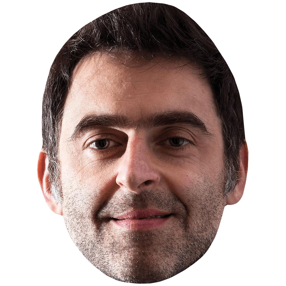 Ronnie O'Sullivan (Smile) Celebrity Mask, Flat Card Face, Fancy Dress Mask