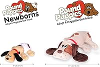Vista 3 de Basic Fun Pound Puppies - Peluche clásico de animal de peluche - Gran regalo para niñas y niños - 43 cm - Beige