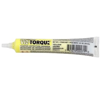 Vibra-TITE Viz-Torque Tamper Detection Marker, Yellow 20271