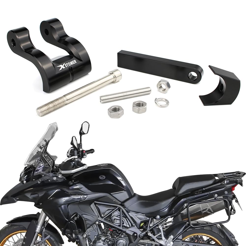 Xitomer 30-40 mm Links Abbassamento Compatibile con TRK702 TRK702X TRK502 TRK502X Moto Sospensione Link Kit Cuscino Sospensione Posteriore Corpo