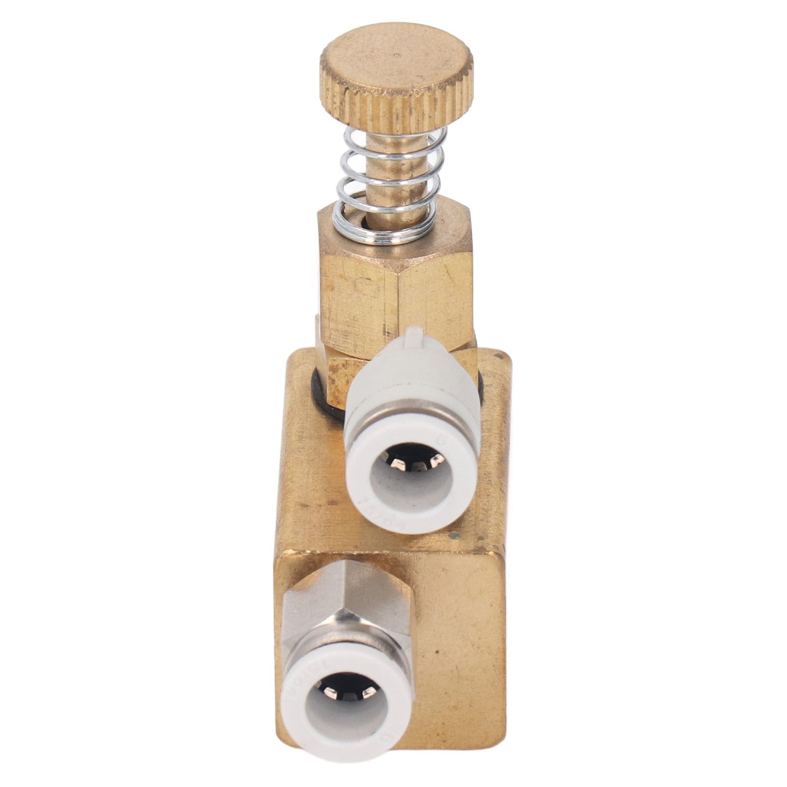 Wookdworking Brass Nozzle for Edge Banding Machine, High Hardness Needle Hole Stable Nozzle for Edge Banding Machine Easy to Install Professional for The (Straight)