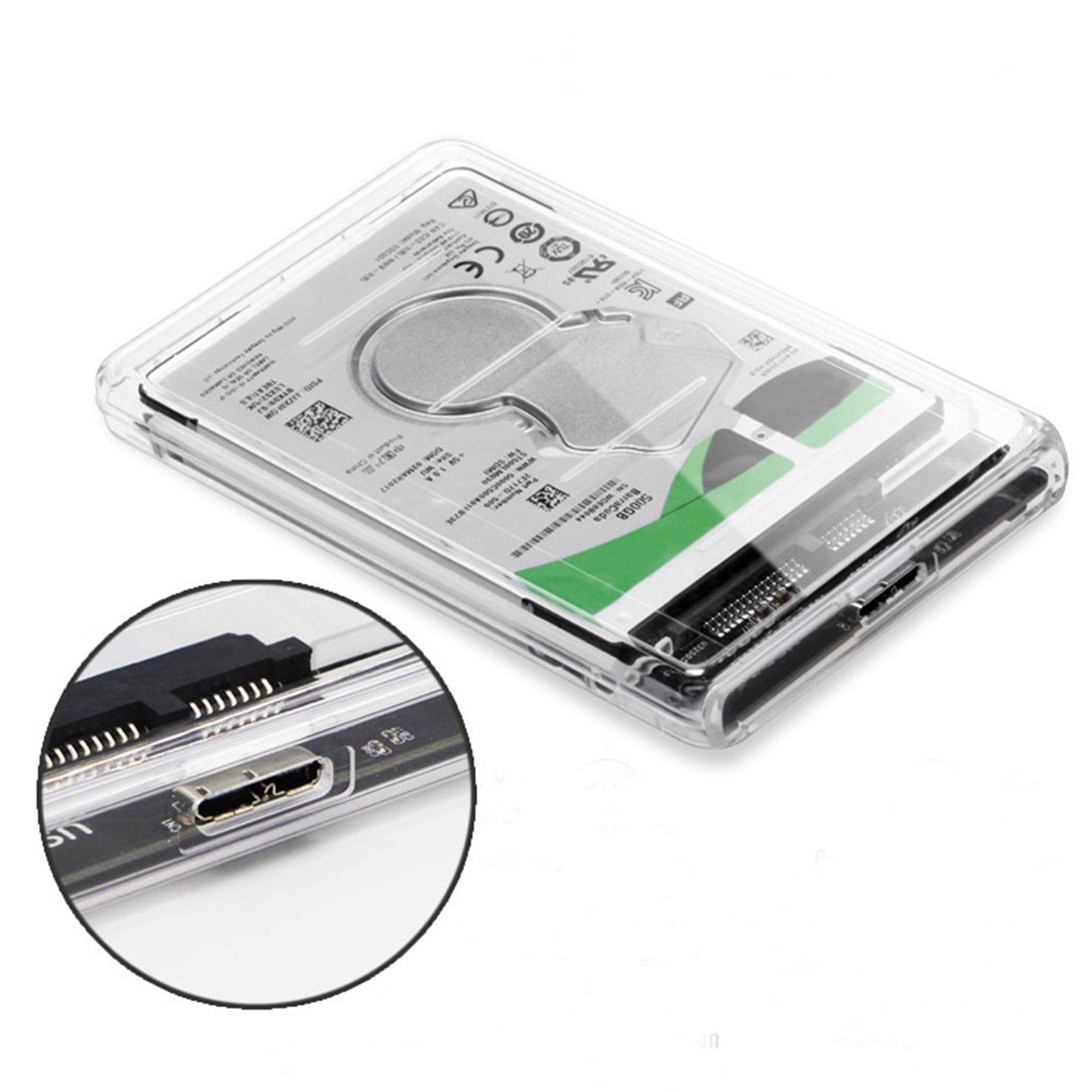 ZCSXK Sabit Sürücü Muhafazası | 2,5 inç Yüksek Hızlı 5 Gbps Harici