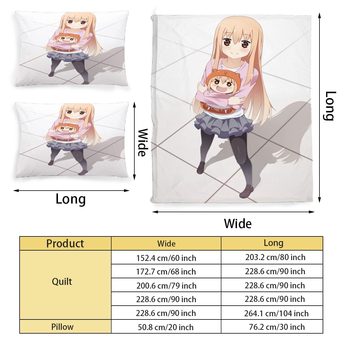 Amazon｜3点セット 干物妹！うまるちゃん (1) 寝具カバーセット ふとん