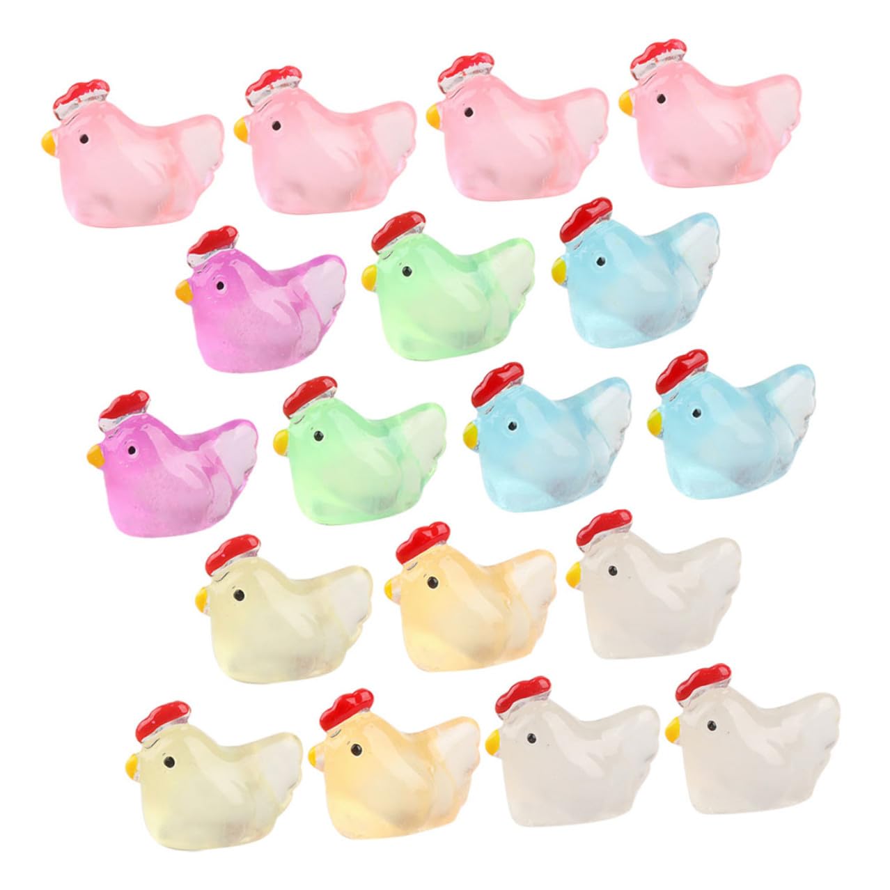 Figurines de poussins pour égayer un bureau stressant grâce à une ambiance apaisante