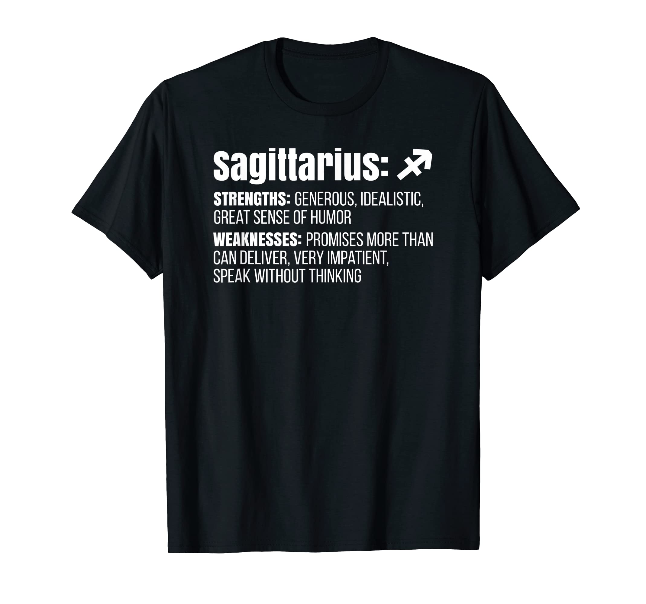 Classic Special AstrologySagittarius Facts Definition Birthday Horoscope Zodiac Sign T-Shirt