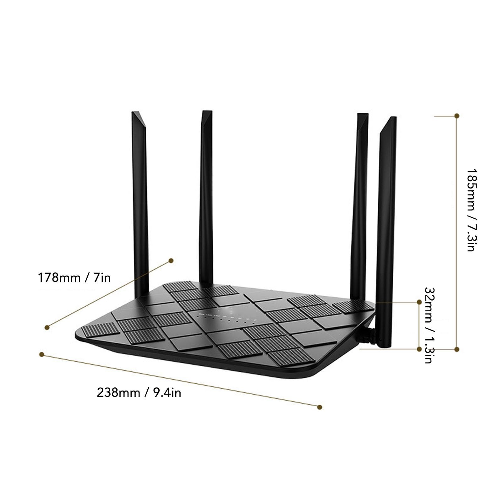 Router Bezprzewodowy 4G LTE, 300 Mbps Odblokowany Mobilny Router Wi -Fi dla 32 urządzeń, Gniazdo Karty SIM, Anteny o Wysokim Wzmocnieniu, Wtyczki i Odtwarzania