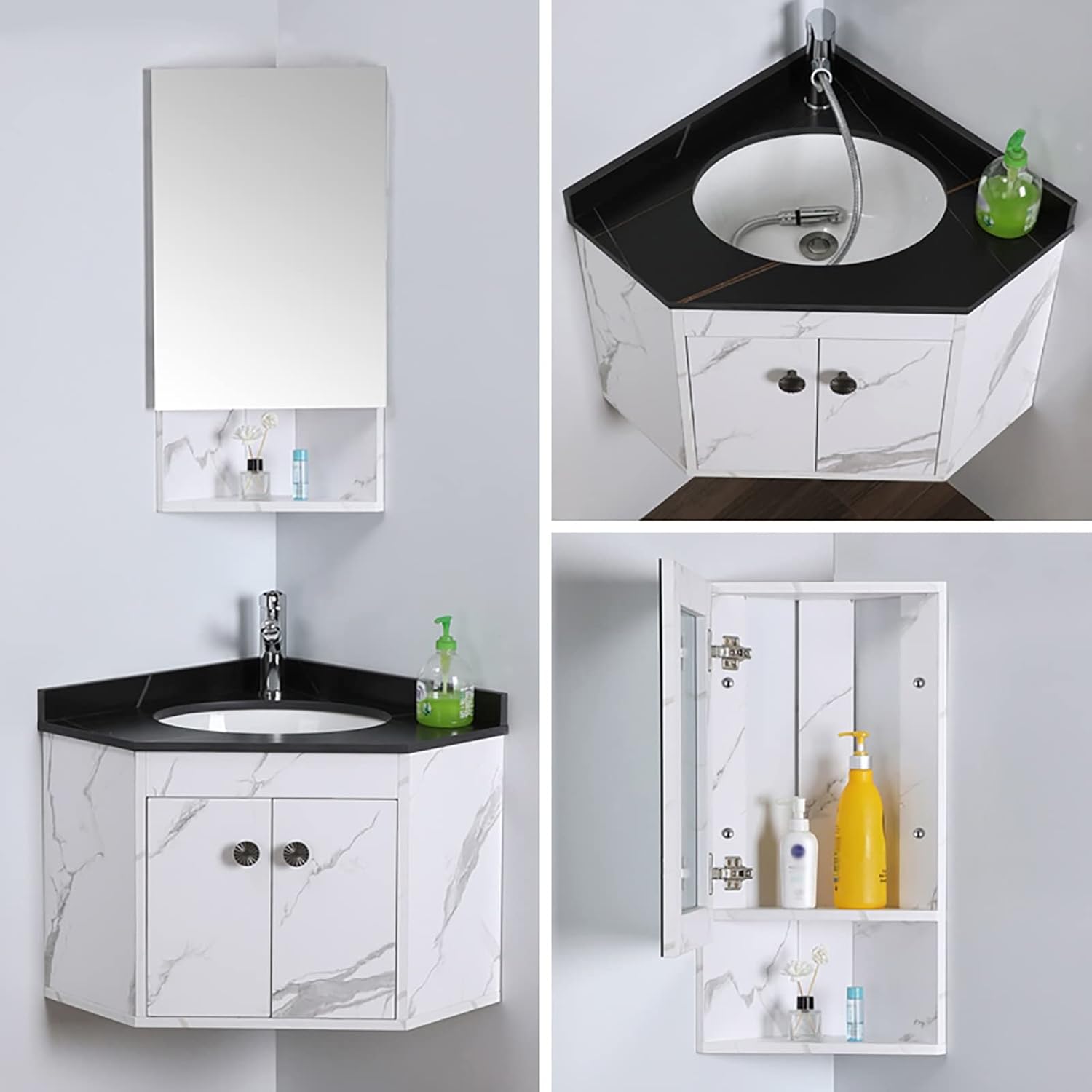 Corner Bathroom with Sink, Bathroom Vanity with