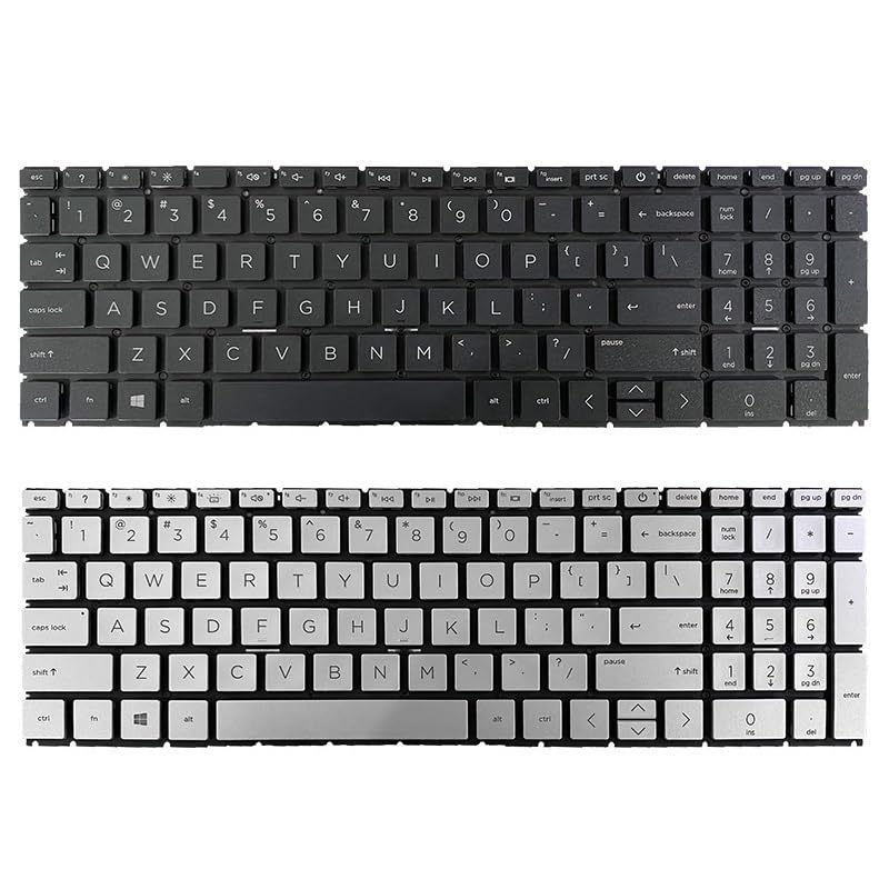 Clavier HP 15-eg0102TX Noir Mat Version Standard sans Lumière - 2