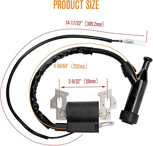 Miniatura 2 de FVRITO Kit de bujías de encendido para Predator 212cc 5.5 6.5 HP 69730 69727 196cc Coleman Ct200u Baja MB200 Motovox Hummerhead Gx160 Gx200