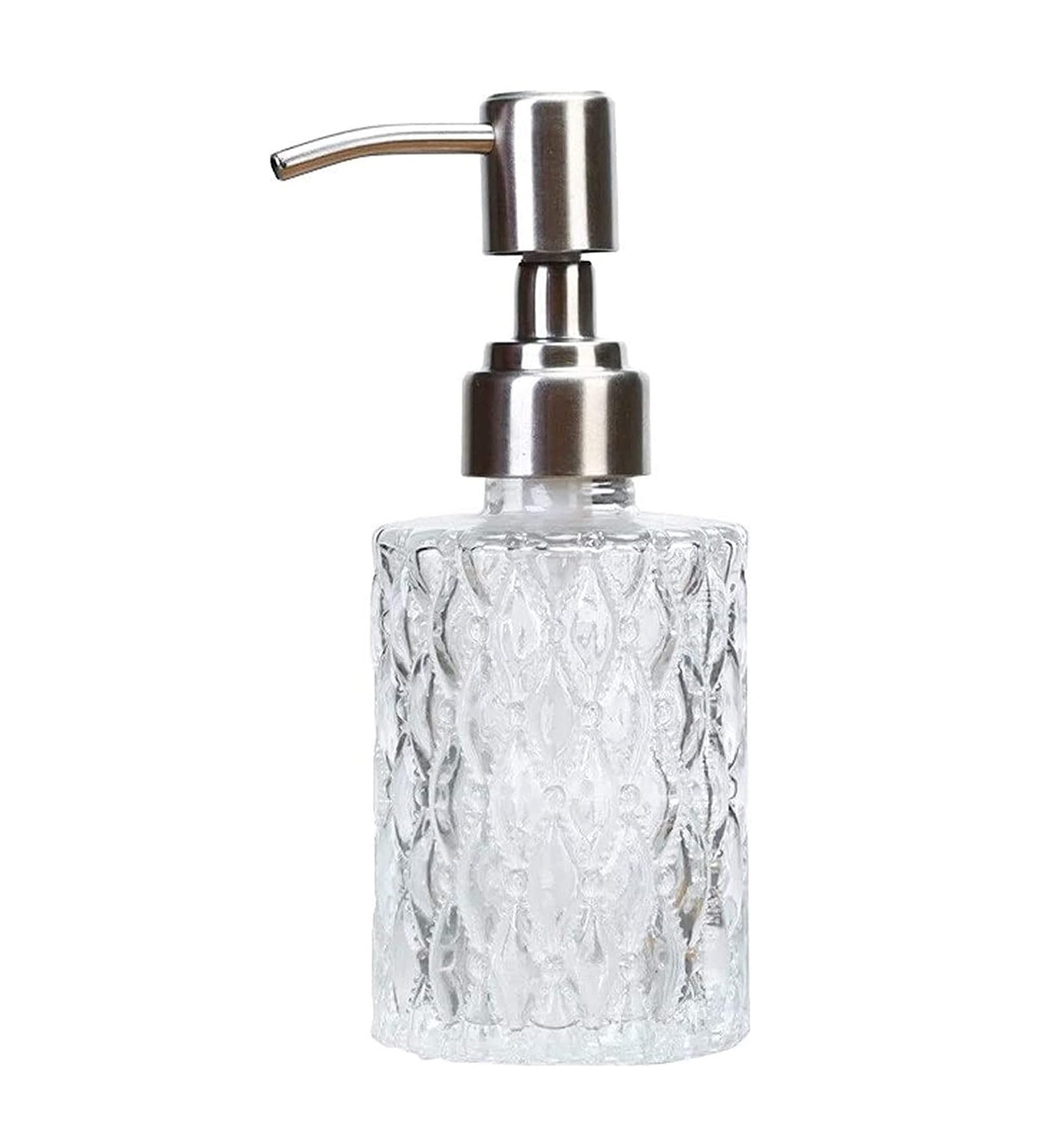 Sdydsge One Color Soap Dispenser， Soap Dispensers Dispenser Bottle 5.4 Oz Clear Glass Refillable