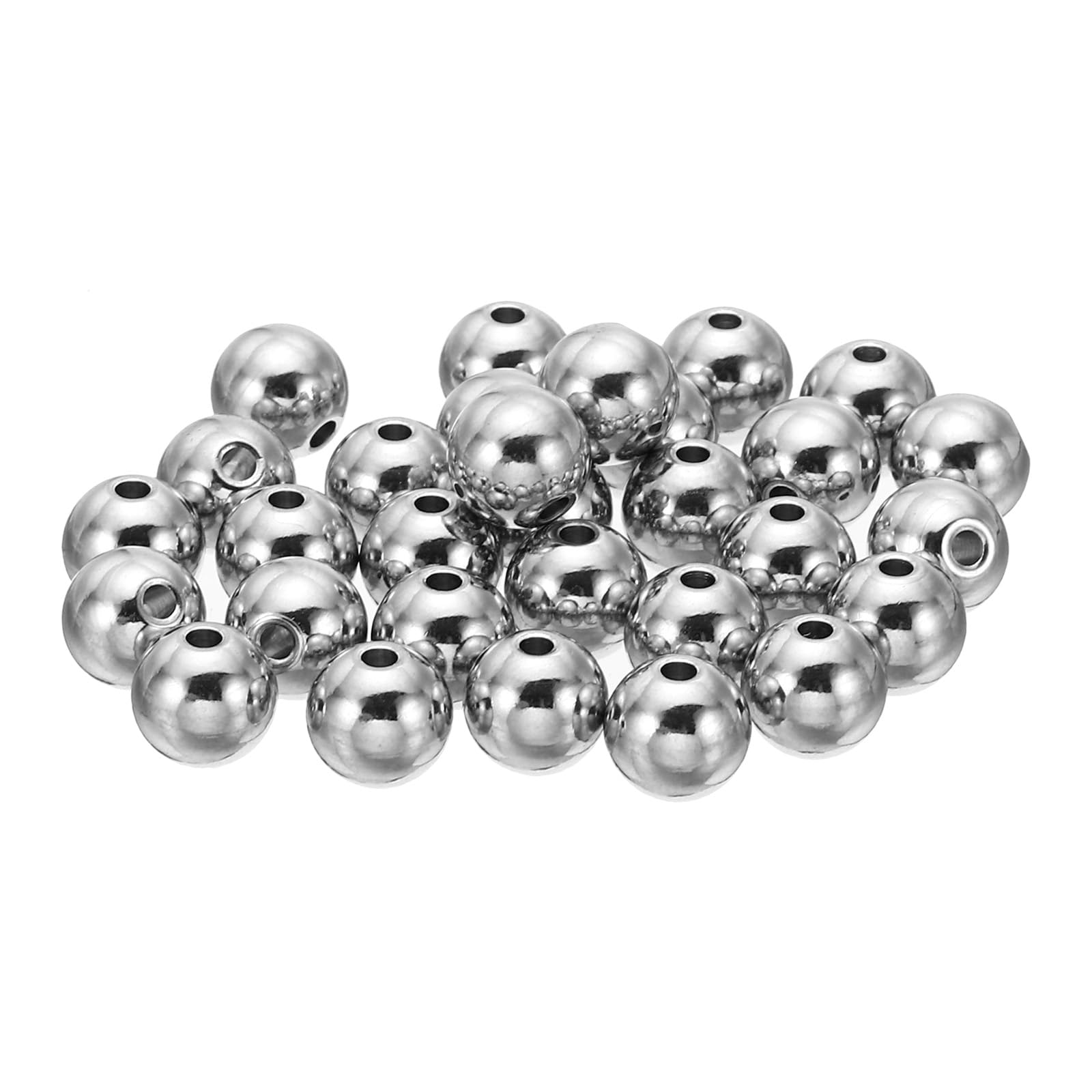PATIKIL Smooth Round Spacer Beads