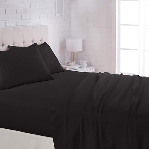 Amazon Basics Lightweight Super Soft Microfiber Bed Sheet Set