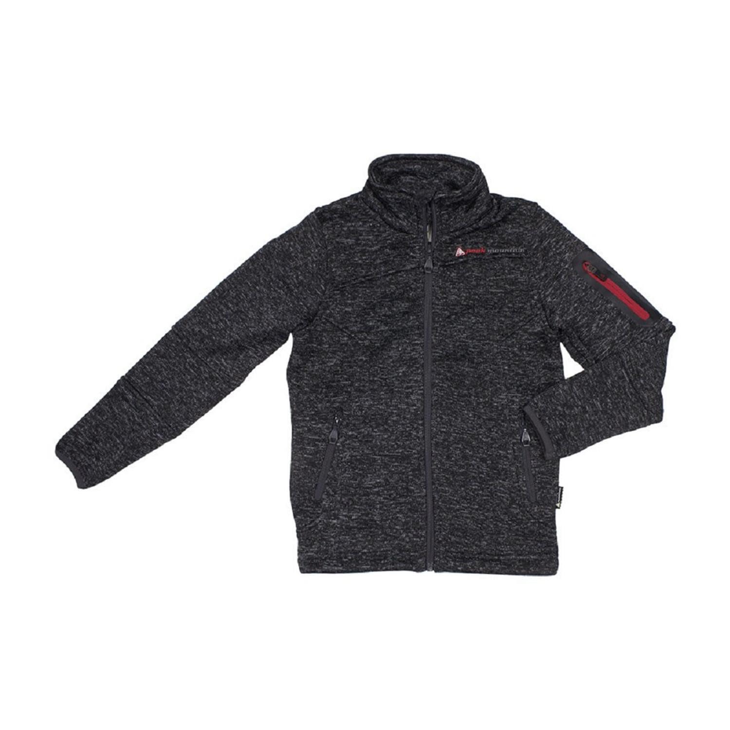 Peak Mountain - Polar para niño, Negro , 4 años