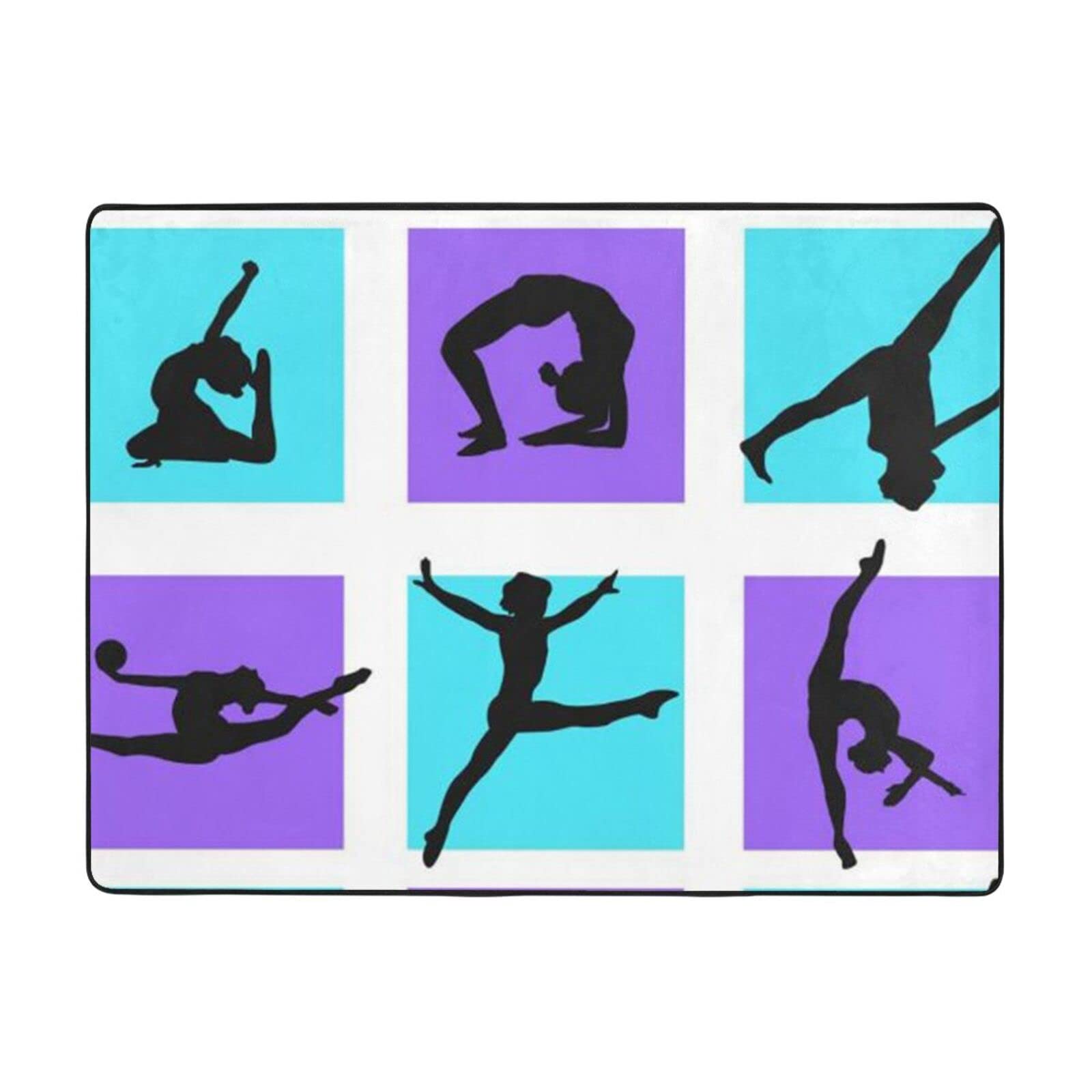 Tapis de gymnastique antidérapant durable et élégant pour intérieur moderne