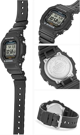 Casio G-SHOCK Tough Solar Watch G-5600 Domestic Genuine Article, Black, 1 piece