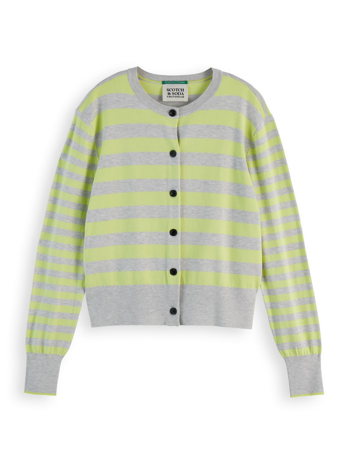 Scotch & Soda Crew Neck Relaxed Cardigan Jersey Mujer