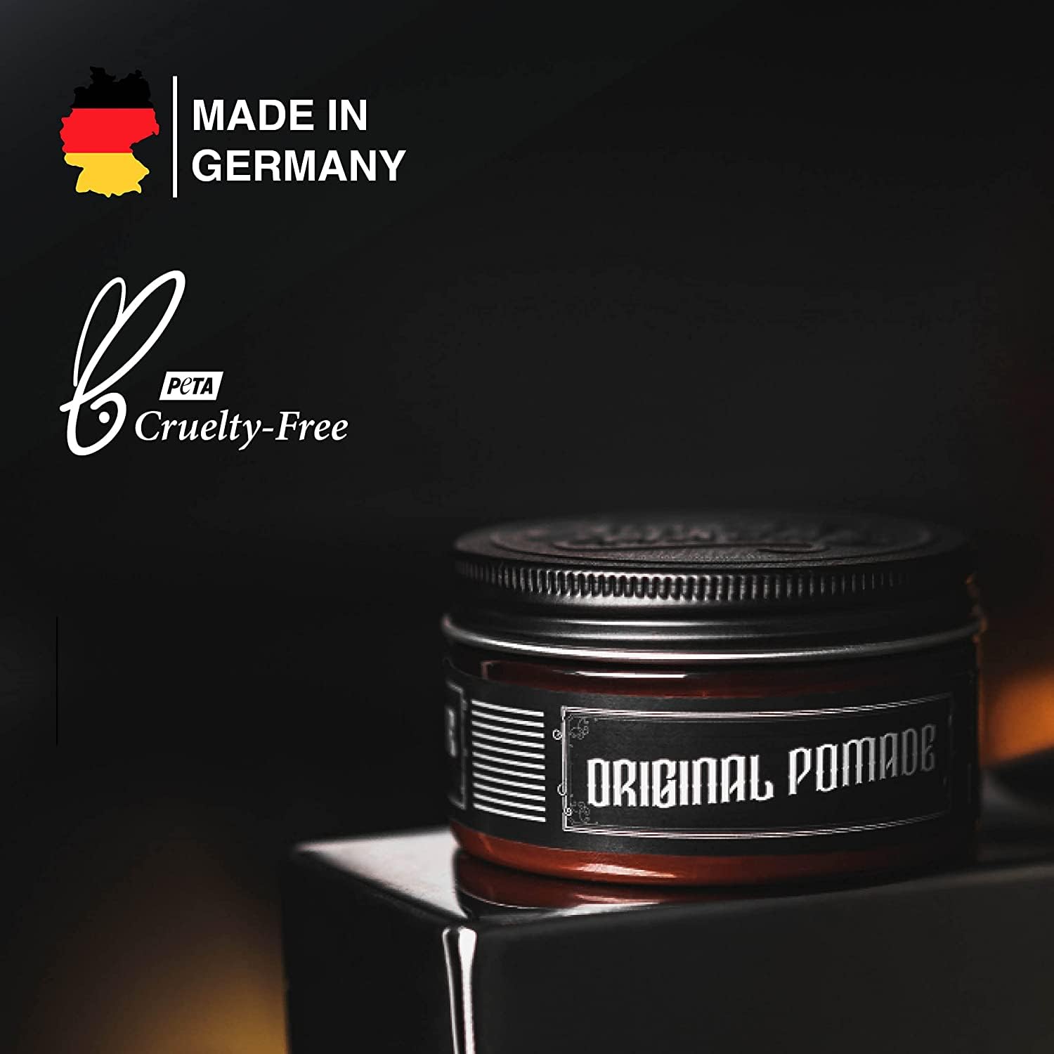 Pommade capillaire Charlemagne Original pour hommes - 100 ml - Crème coiffante à base d'eau pour cheveux masculins - fabriquée en Allemagne (100 g (Pack of 1), Tenue moyenne)