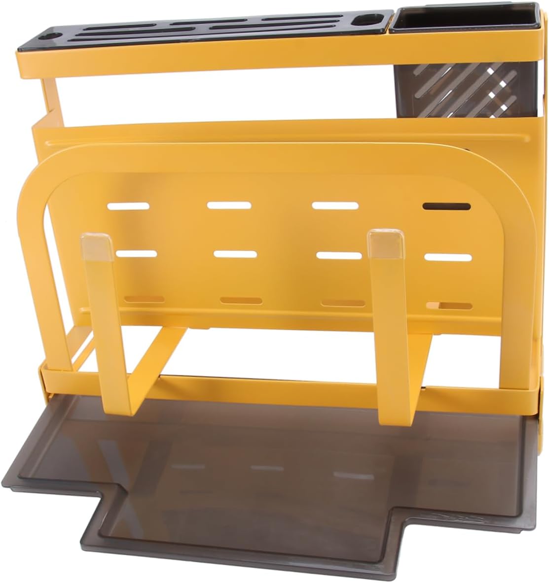 1pc Multi-function Knife Storage Rack Cutlery Holder Organizer Cutting Board Rack Space Saving Design for Kitchen