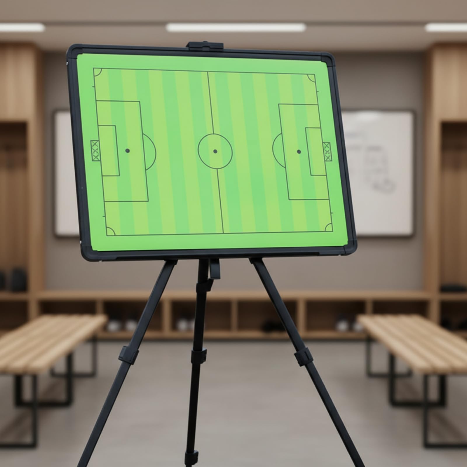 Lavagna Tattica con Cavalletto Magnetica | Professionale, Portatile, Lavagna Tattica da Calcio, per Spogliatoio
