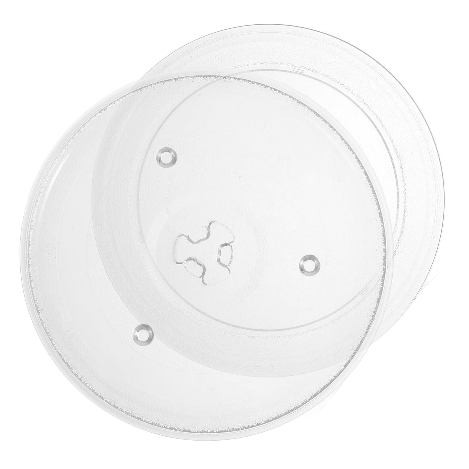Plat en verre pour micro-ondes SHINEOFI 2 pièces à rotation uniforme