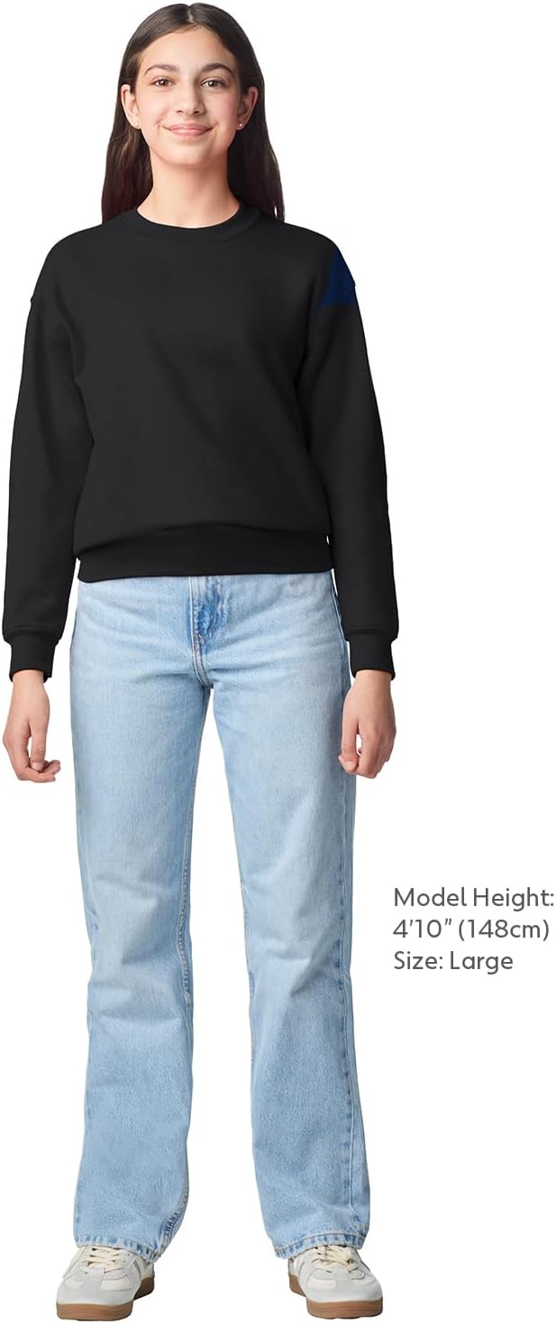 Gildan unisex-child Fleece Crewneck Sweatshirt, Style G18000b - Image 5