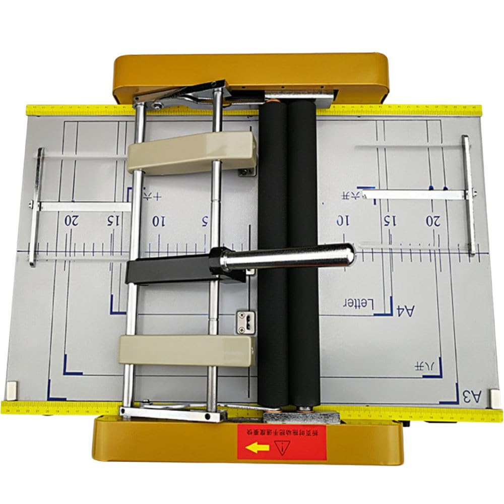 Cucitrice Elettrica per Libri Piegatrice per Brochure A3 Automatica a Pinzatura Piatta con Cucitura a Sella 11.69x16.54"
