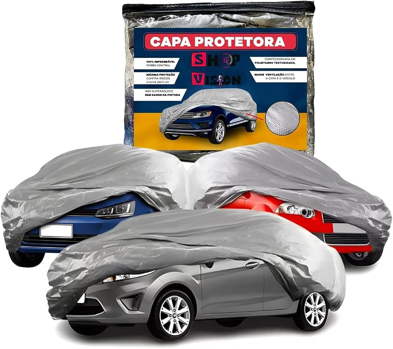 Capa de Cobrir Carro Protetora 100% Impermeável Proteção Chuva Sol Poeira Anti-uv (Corolla)