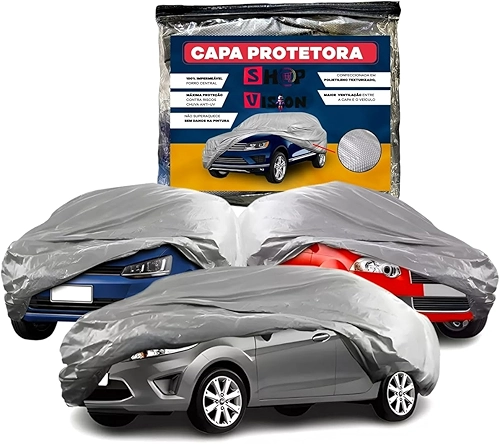 Capa de Cobrir Carro Protetora 100% Impermeável Proteção Chuva Sol Poeira Anti-uv (Gol G5)