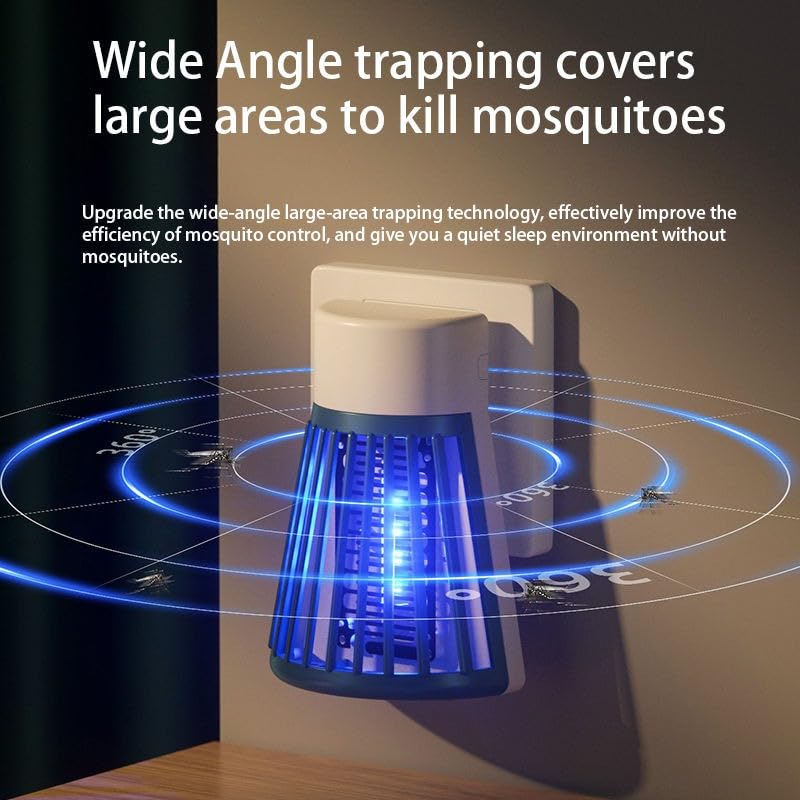 Image of Mosquito Killer International Eco Friendly Bug Zapper Mosquito Lamp Dual Mosquito Zapper Lamp Indoor Insect Trap Portable Killer Lamps Easy for Home Q3