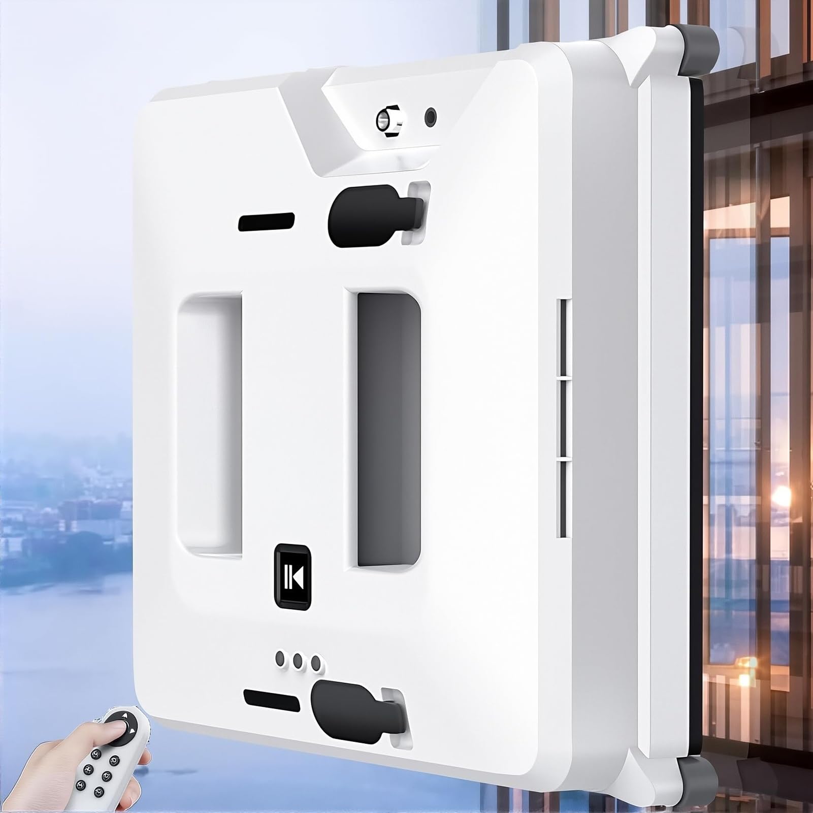 Nettoyeur de vitres 3000 Pa automatique avec télécommande et double pulvérisation