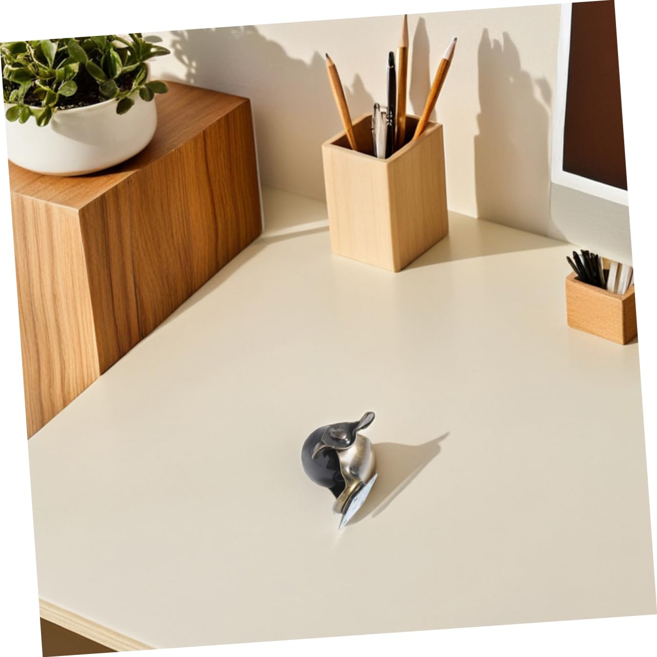 Cabilock 8pcs Heavy Duty Locking Casters for Furniture Legs Swivel Plate Furniture Wheel Caster Brake Office Chair for Hardwood Floors