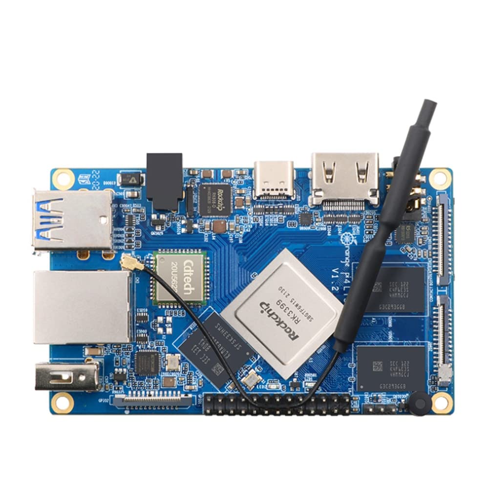 For 4 4G16G+5V3A Development Board,Rockchip RK3399,Support Wifi+BT5.0,Gigabit Ethernet, Run Android,