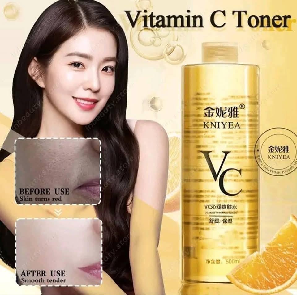 KNIYEA VC Moisturising Toner, 500ml, Golden : Amazon.co.uk: Beauty