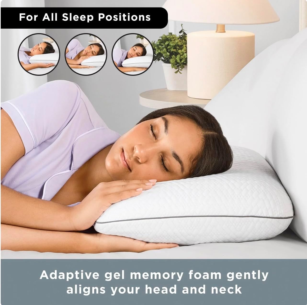 Member Mark Hotel Premier Collection Premium Cooling Gel Memory Foam Pillow, Assorted Sizes