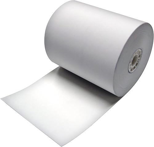 CONTROLTEK Rollos de papel térmico para impresoras de punto de venta - 2-14 x 80 pies - Papel de recibo - Fácil de leer - Se adapta a la mayoría de