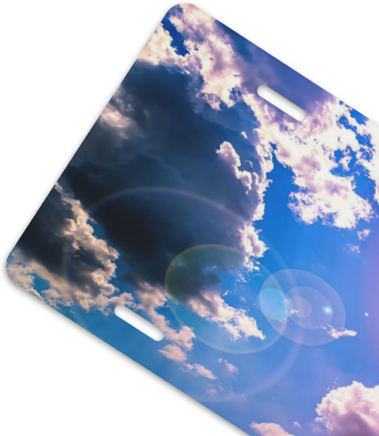 Cross of God in The Rays of The Sun Aluminum License Plate image 4