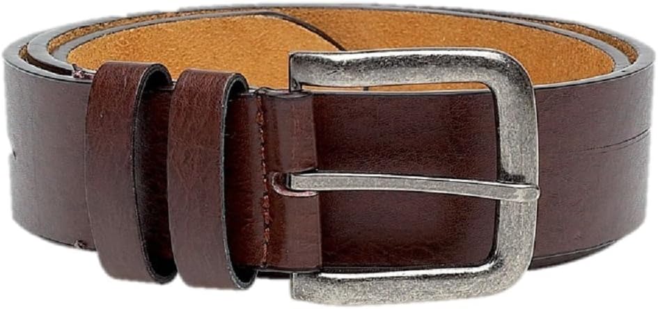 Big Mens Brown Leather Belt Kingsize Plus Size 56 Waist Ks-204