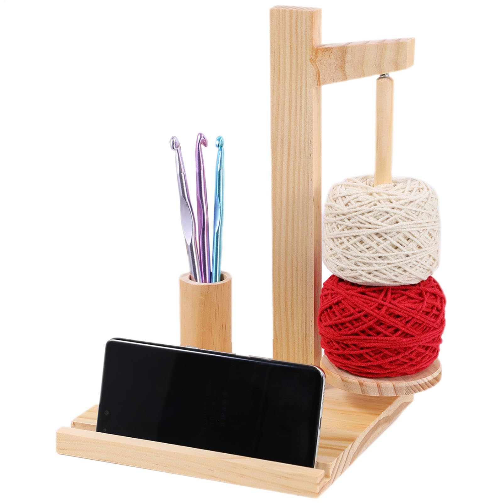 Porte-fil à crocheter magnétique pour en finir avec la laine qui s'emmêle