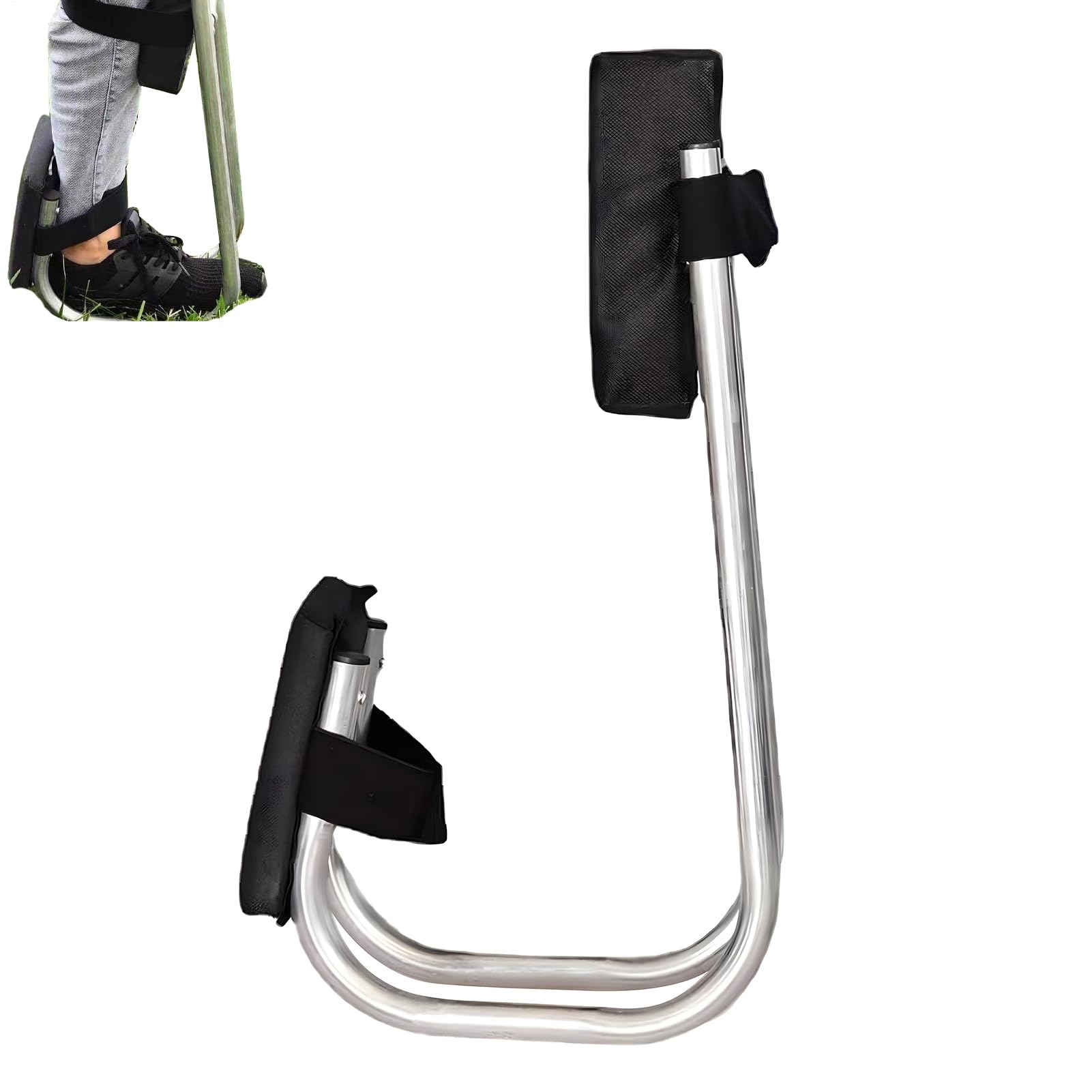 Generisch Rodillera de jardín, rodilleras ajustables para jardinería | banco plegable resistente, almohadilla compacta de espuma suave, diseño portátil y multi-altura para en exteriores y