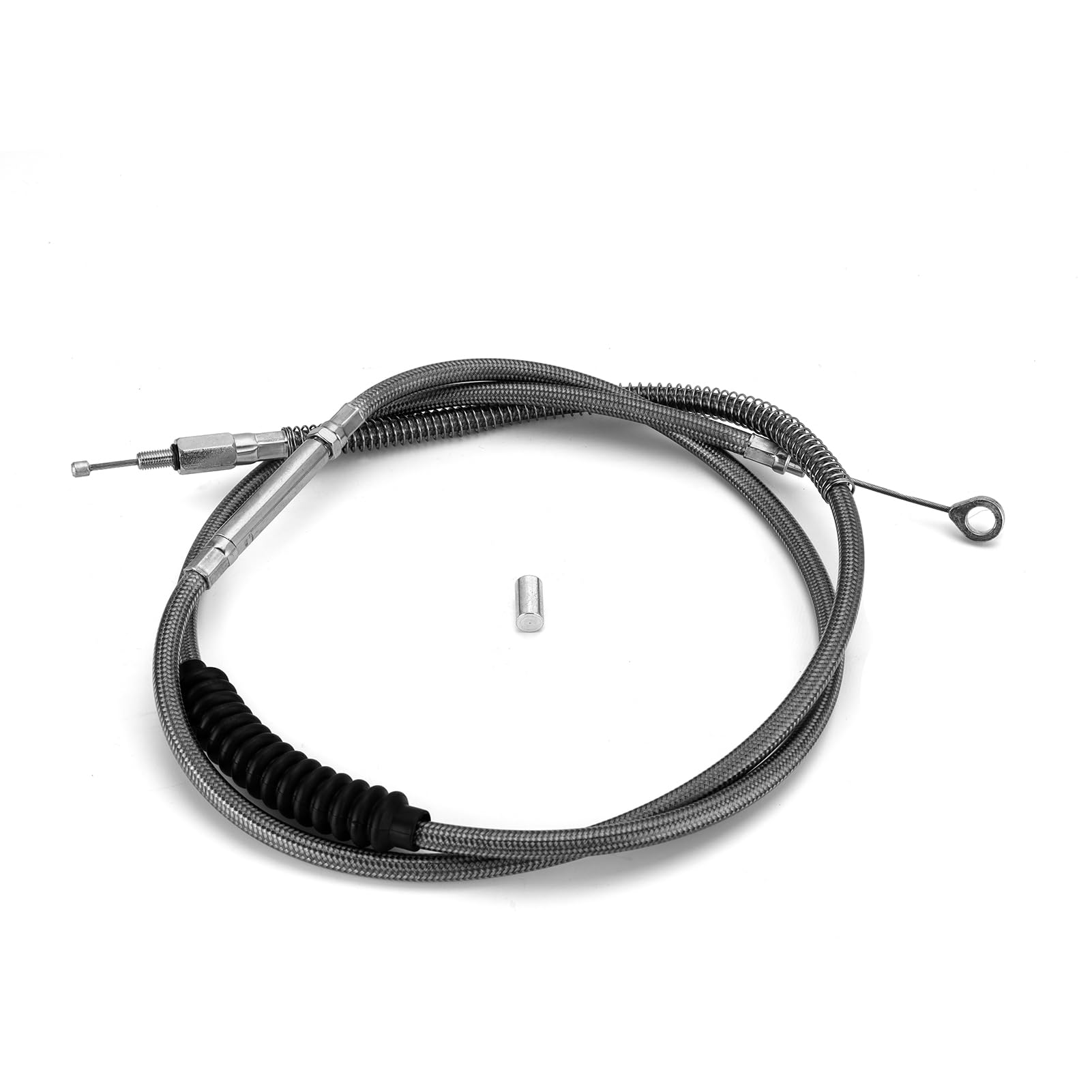 Mofun 72 11/16" Clutch Cable Fit for Harley Touring Dyna Softail, Black