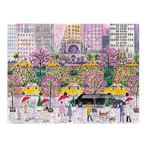 Galison Michael Storrings 1000 Piece Spring On Park Avenue New York City Jigsaw Puzzle For Adults, Vibrant Challenging Puzzle With Nyc's Famed Park Avenue Scene #TOP7