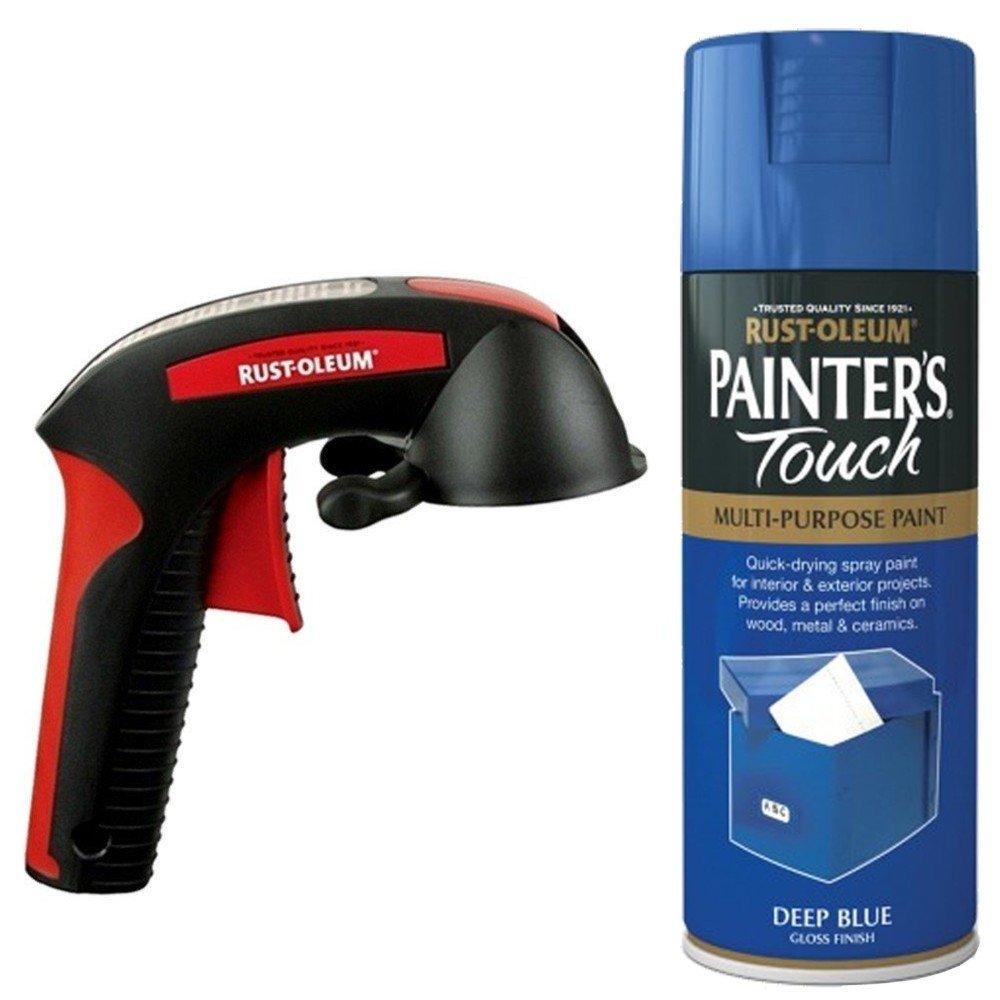 Buy RustOleum Painters Touch Deep Blue Gloss Spray Paint 400ml With a
