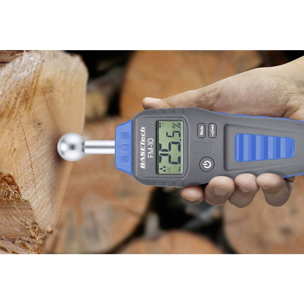 Humidimètre pour matériaux Basetech FM-10 Plage de mesure de l'humidité de construction 0.1 à 99.9% vol Plage de mesur