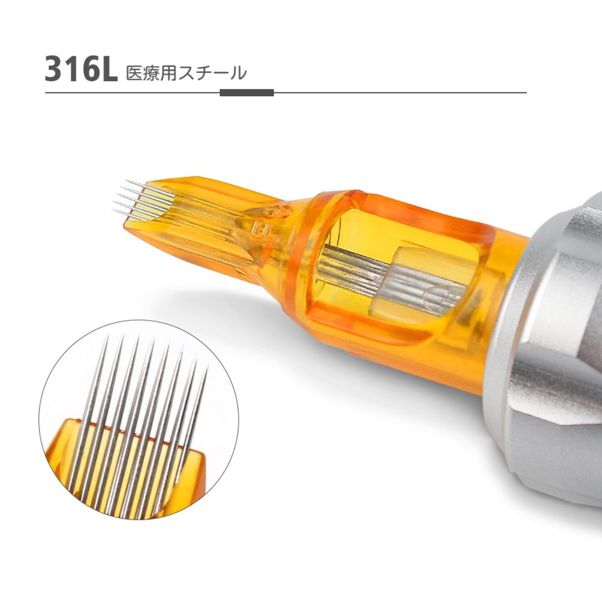 Amazon | タトゥーカートリッジニードル - 20PCSタトゥー針 - RL、RS
