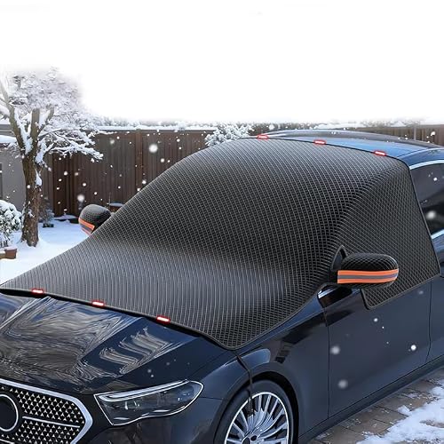 R-timer Windscreen Covers Frost for VW Touran 5-Doors 2002-2009, Windshield Snow Cover Protector Waterproof Dustproof Sun Ice Snow