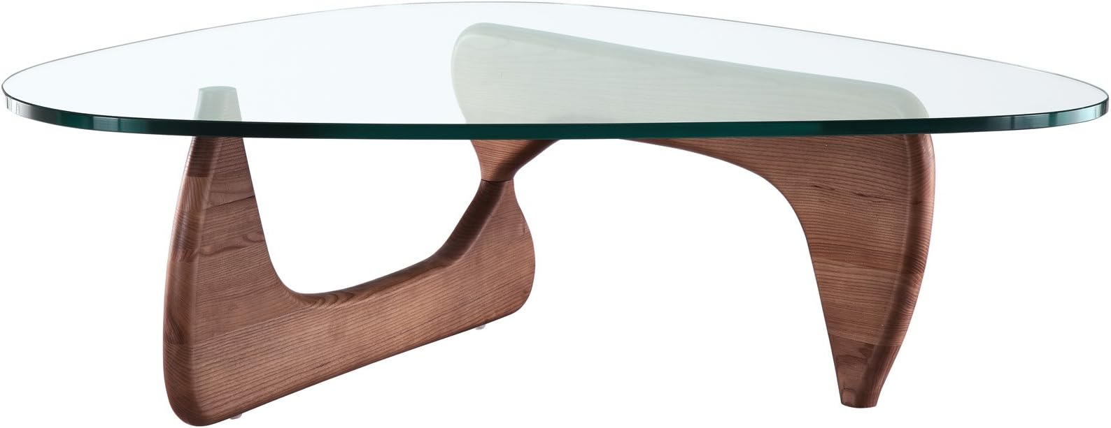 Modway Triangle Coffee Table in Walnut