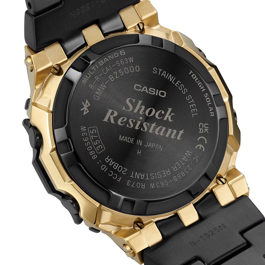 Casio Orologio G-Shock GMW-BZ5000BD-1ER Sportivo Acciaio Brunito Nero