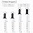 8 Pack, 1 mL Glass Eye Dropper with Measurement - Long & Short, Bent & Straight Tip Calibrated Glass Medicine Droppers, Accurate Dose Pipette Dropper for Essential Oils, Feeding, Ear, Lab, Health Care