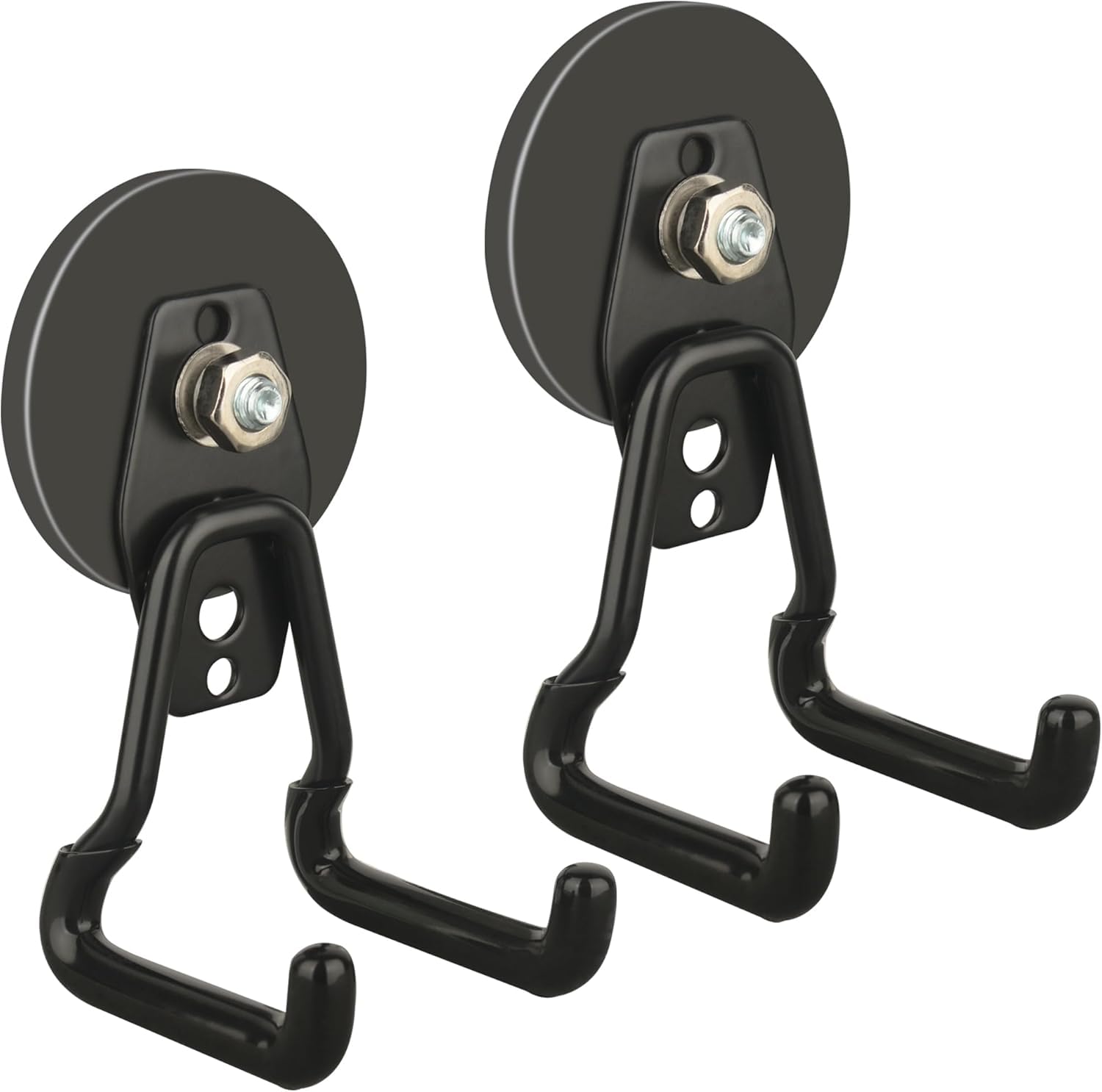 AIYULONG 2 Pack Large Heavy-Duty Magnetic Hooks for Garden Garage Workshop