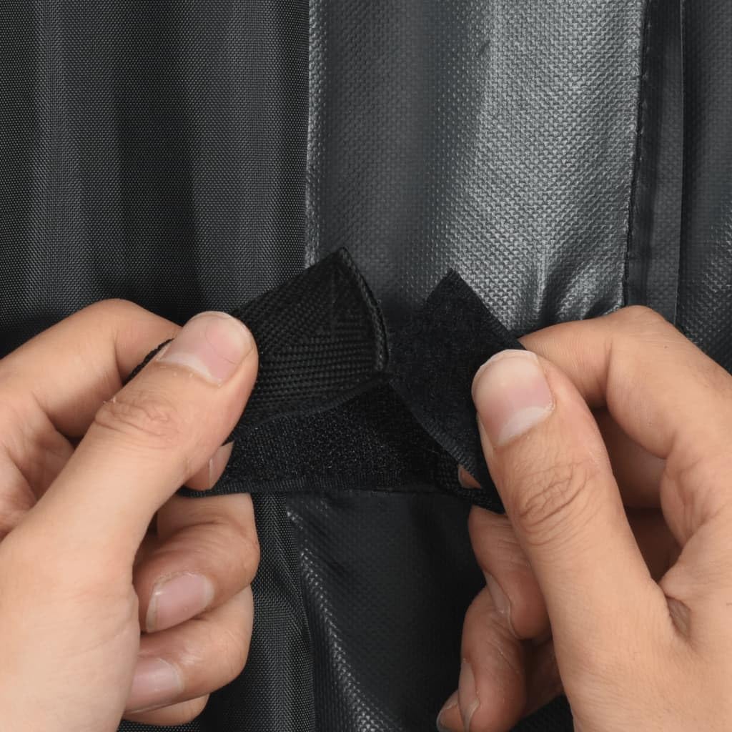 Angelrutentasche Schwarz aus 600D Oxford-Gewebe mit PVC-Beschichtung, Rutenfutteral mit verstellbarem Tragegurt, Mehreren Fächern und Reißverschluss für Angelzubehör und Schutz beim